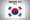 韩国国旗 - 代表韩文版本